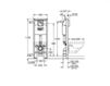 Схема Каркас для монтажа сантехники Rapid SL Grohe 2016 38713001 Современный / Скандинавский / Модерн