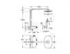 Схема Душевая система Rainshower SmartControl Grohe 2016 26250000 Современный / Скандинавский / Модерн