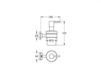Схема Дозатор для мыла Grohe 2016 40756001 Современный / Скандинавский / Модерн