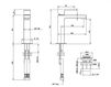 Схема Смеситель для раковины Bongio PROJECT 67521CRPR
