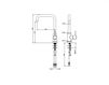 Схема Смеситель для кухни Bongio KITCHEN 32482CRPR