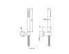Схема Лейка душевая Bongio SLIDING RAIL 820CR00