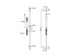 Схема Душевая штанга Bongio SLIDING RAIL 874CR00