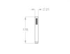 Схема Лейка душевая FIR Accessori bagno 05.4004.8.50.00