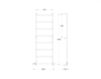 Схема Полотенцесушитель FIR ACCESSORI BAGNO MODERNI SC.CL14.B.10.00