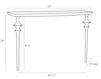 Схема Консоль Villegas Arteriors Home  FURNITURE 5367