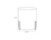 Схема Пуф Warby Arteriors Home  FURNITURE 6931