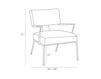 Схема Стул с подлокотниками Wallace Arteriors Home  FURNITURE 6933