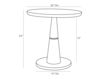 Схема Столик приставной Rochester  Arteriors Home  FURNITURE 4589