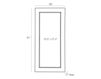 Схема Зеркало напольное Paxton  Arteriors Home  MIRRORS 4615