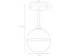 Схема Светильник Noble  Arteriors Home  LIGHTING 49063