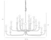 Схема Люстра Breck  Arteriors Home  LIGHTING 89105