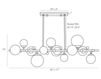 Схема Люстра Troon  Arteriors Home  LIGHTING 89330