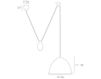 Схема Светильник Egg Drop Arteriors Home  LIGHTING DD42621