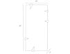 Схема Зеркало настенное Talon  Arteriors Home  DECORATIVE DD2085