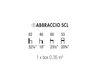 Схема Стул Accento 2019 ABBRACCIO SCL