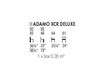 Схема Стул Accento 2019 ADAMO XCR DELUXE