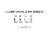 Схема Барный стул Accento 2019 ALBERT ONE SG SC ARM SPLENDOR