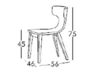 Схема Стул Fama 2019 HELGA Chair H45