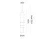 Схема Светильник FALKLAND Artemide S.p.A. 2019 DS2040RIF