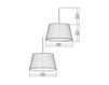 Схема Светильник Modo Luce Ceiling MILESE040P01 Современный / Скандинавский / Модерн