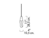 Схема Светильник POD LENS Luceplan by gruppo Calligaris Classico 1D300F/40025 Современный / Скандинавский / Модерн