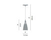 Схема Светильник Luceplan by gruppo Calligaris Classico 1D470SO00002 Современный / Скандинавский / Модерн