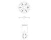 Схема Фасадный светильник SMART POOL L Pura Luce   Garden 70246  Современный / Скандинавский / Модерн