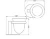 Схема Стаканодержатель Giulini Accessori Bagno RG0628 Современный / Скандинавский / Модерн