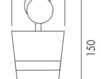 Схема Стакан для зубных щеток Giulini Accessori Bagno Rg0306 Современный / Скандинавский / Модерн