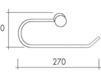 Схема Держатель для полотенец Giulini Accessori Bagno Rg0348 Современный / Скандинавский / Модерн