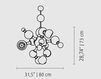 Схема Светильник Delightfull by Covet Lounge Suspension ATOMIC 3 Современный / Скандинавский / Модерн