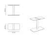 Схема Столик приставной SERRA Viccarbe Tables SE45 3 Современный / Скандинавский / Модерн