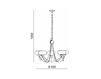 Схема Люстра Fenice Ruggiu Lightingwear Giodi S4007.01 Классический / Исторический / Английский