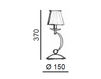 Схема Лампа настольная Pisani Ruggiu Lightingwear Giodi S3988.25 1x480035 Классический / Исторический / Английский