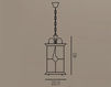 Схема Светильник Cremasco Illuminazione snc Il Rilegato 1075/1S-LN.sm.col Классический / Исторический / Английский