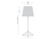 Схема Торшер Grupo B.Lux Deco ADOLIGHT 2 natural white FLOOR LAMPS Современный / Скандинавский / Модерн