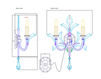 Схема Бра Fine Art Lamps Beveled Arcs 701850 Классический / Исторический / Английский