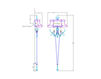 Схема Бра Fine Art Lamps Beveled Arcs 706950 Классический / Исторический / Английский