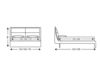 Схема Кровать G&G Imbottiti  Beds ARKEIDOS RETE 160 X 195 Современный / Скандинавский / Модерн
