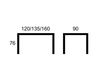 Схема Стол обеденный Modus Natura 2014 MANHATTAN Современный / Скандинавский / Модерн