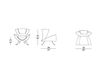Схема Кресло AMBRA IL Loft Armchairs AM01 2 Современный / Скандинавский / Модерн