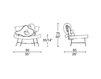 Схема Кресло SKYLINE IL Loft Armchairs SK02 Современный / Скандинавский / Модерн
