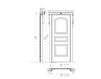 Схема Дверь деревянная  COLORADO New design porte Emozioni 4015/QQ Классический / Исторический / Английский