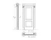 Схема Дверь деревянная  Conte Ugolino New design porte Emozioni 2214/Q Классический / Исторический / Английский