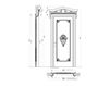 Схема Дверь деревянная San Pietroburgo New design porte Emozioni 1010/QQ/int Классический / Исторический / Английский