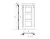 Схема Дверь двухстворчатая Carracci New design porte 300 2016/QQ Классический / Исторический / Английский