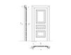 Схема Дверь деревянная Marcovaldo New design porte 300 1025/QQ Классический / Исторический / Английский