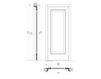 Схема Дверь деревянная Guariento New design porte 300 1013/QQ Классический / Исторический / Английский