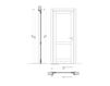 Схема Дверь деревянная Cantarini New design porte 600 304 2 Классический / Исторический / Английский